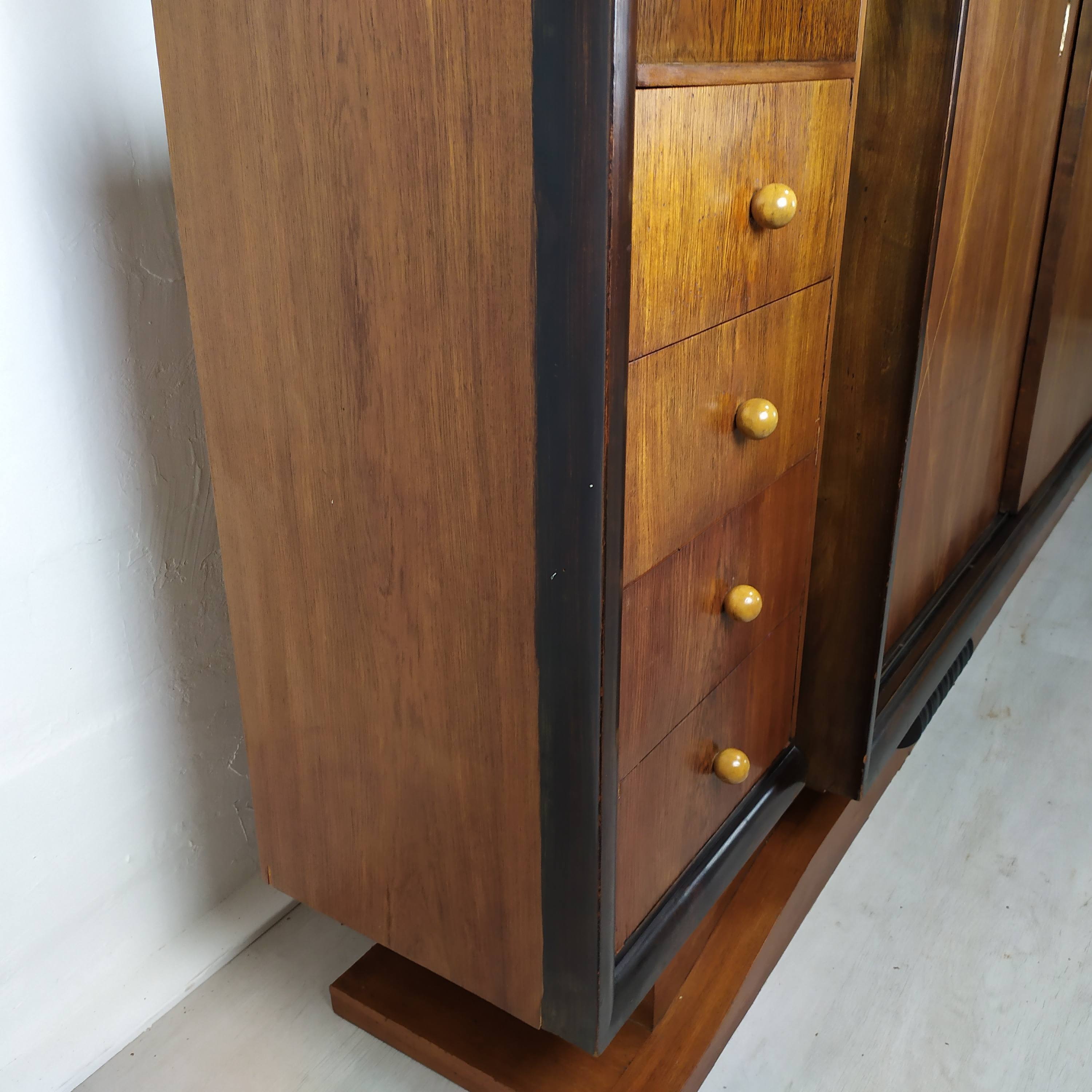 Art Deco library cabinet