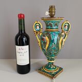 Gabriel Fourmaintraux Pottery of Desvres lamp base