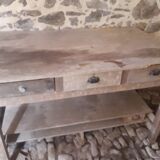 Table îlot établi ancien