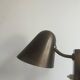 Pair of vintage adjustable wall lights, solid brass, France 1940