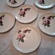 6 dessert plates from Gien model "Chinon" in very good condition.
