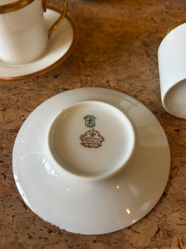 Service à café fabrique royale Limoges