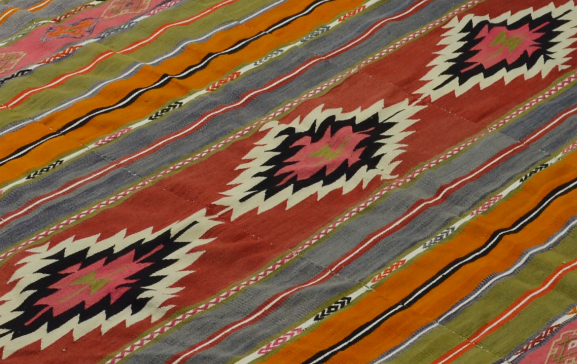 Anatolian handmade kilim rug 270 cm x 171 cm