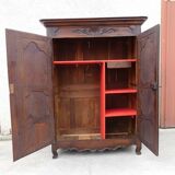 LouisXV walnut cabinet of the xviii century