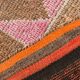 3x10 Pink & Brown Stars Pattern Vintage Runner Rug, 94x320Cm
