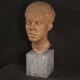 Italian terracotta sculpture with marble base