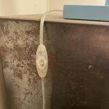 Blue metal lamp