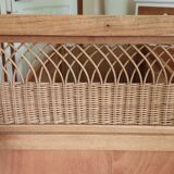 Rattan bed