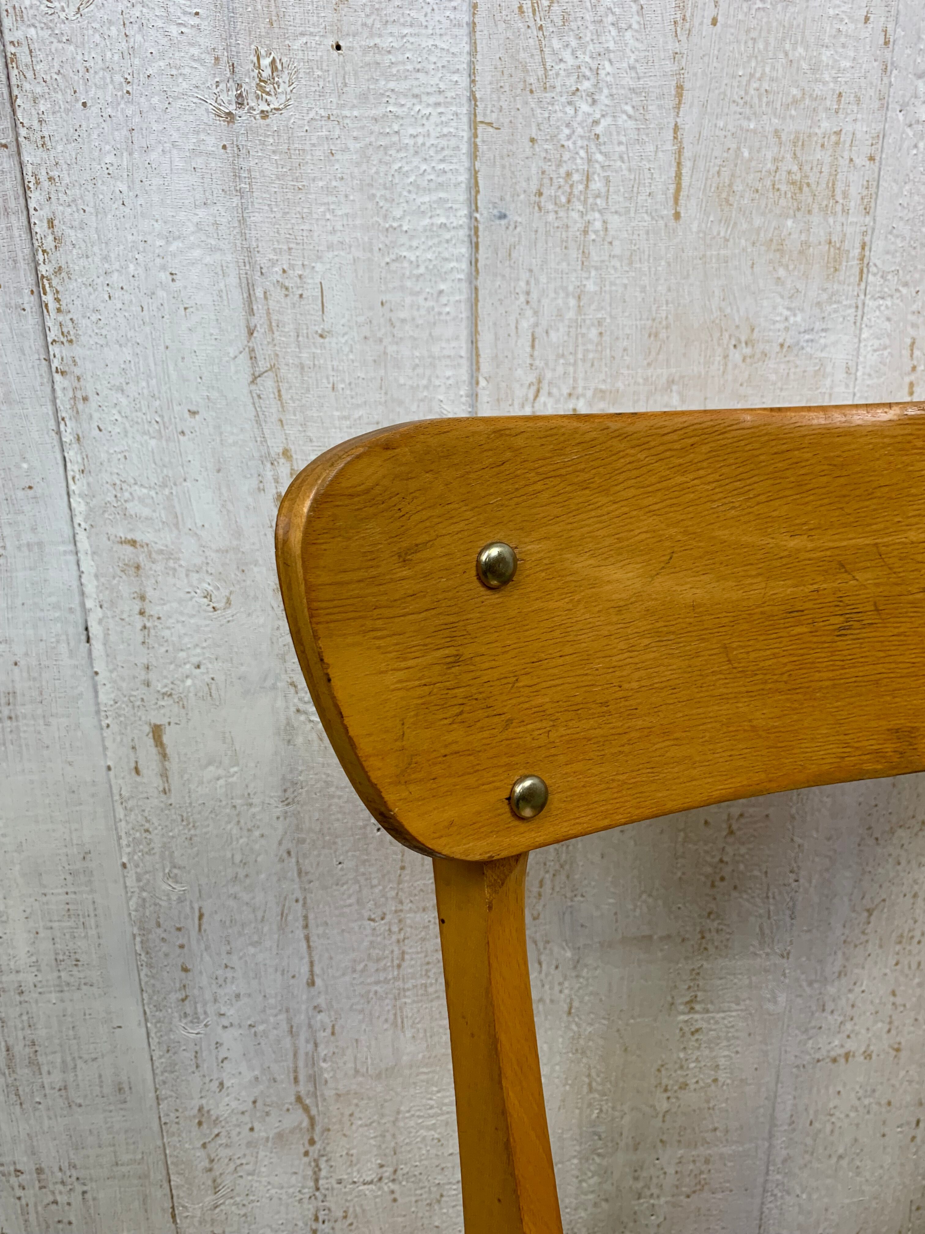Lot 3 mismatched bistro chairs