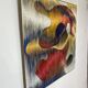 Textile sculpture-painting: The Dance of Colors