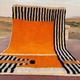 Traditional Moroccan Beni Ouraine Berber rug, size 100 x 200 cm