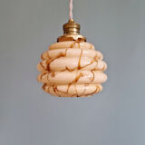 Art Deco suspension in marbled opaline and ouraline (4 available), 1920-30