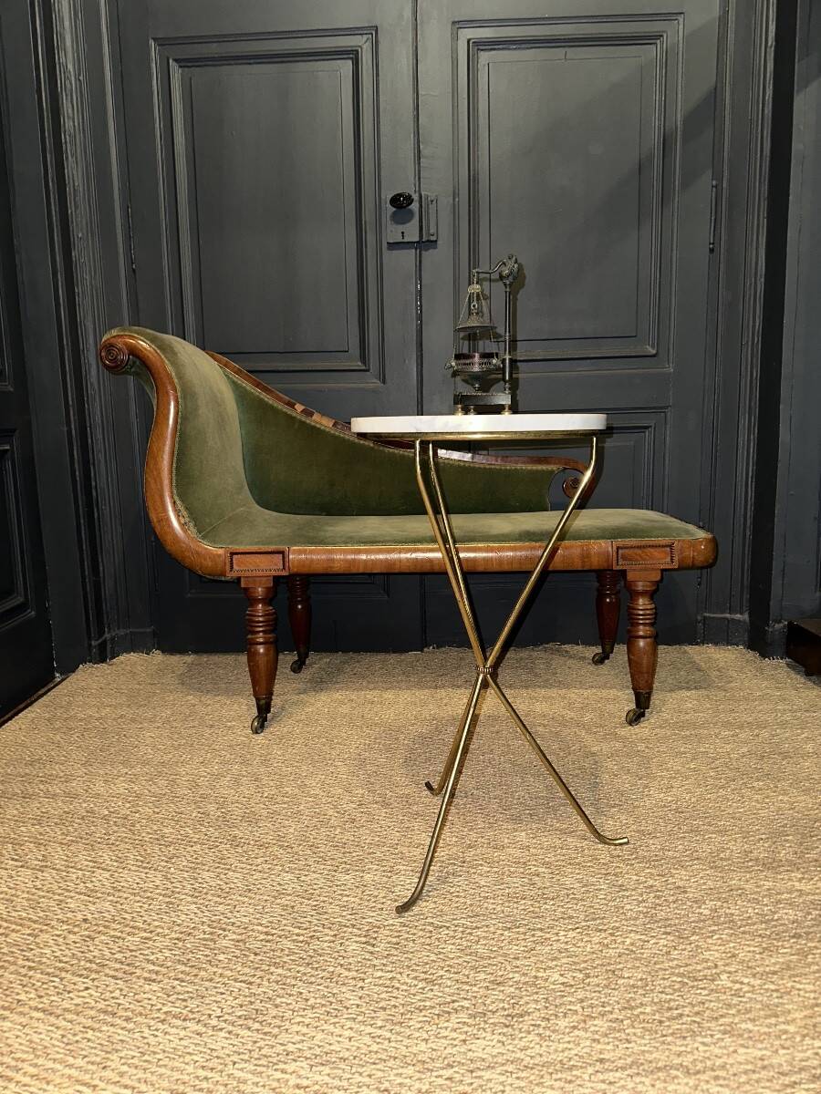 English mahogany daybed – 19th century