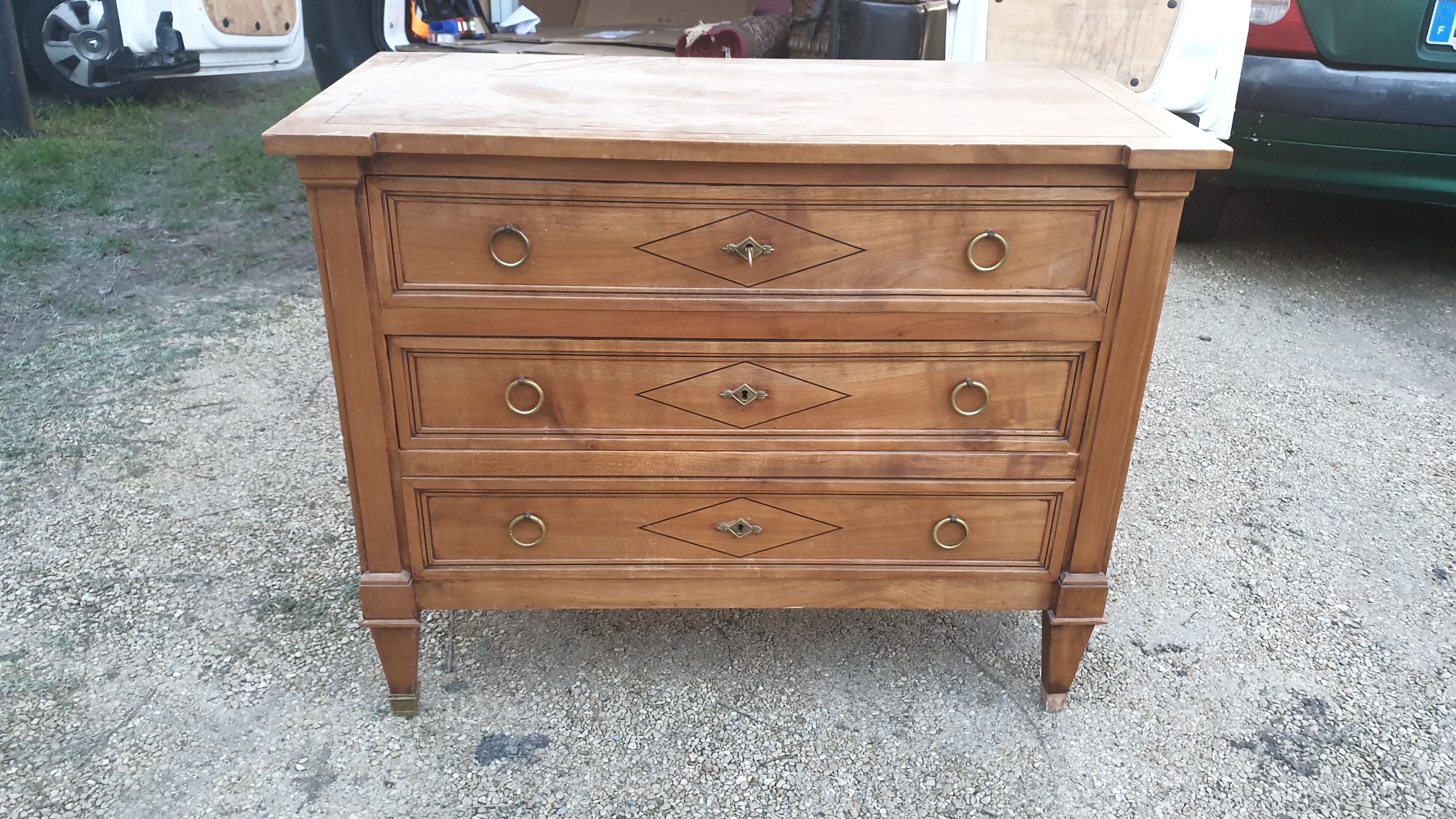 Louis XVI style chest of drawers