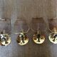 4 vintage wall lamps
