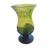 Photophore d'extérieur en verre bullé par Verrerie du Marais