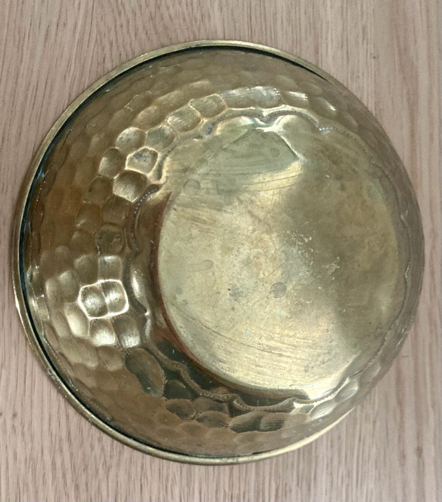 Bowl or empty brass pocket
