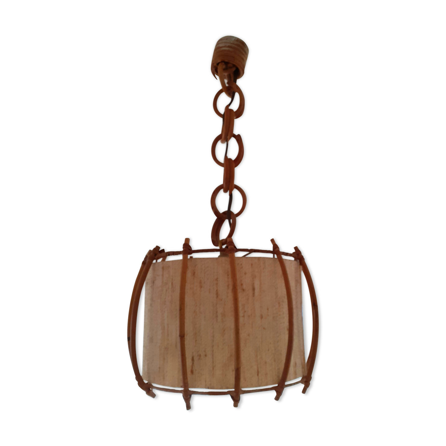 Vintage rattan pendant lamp