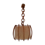 Vintage rattan pendant lamp