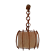 Suspension vintage en rotin