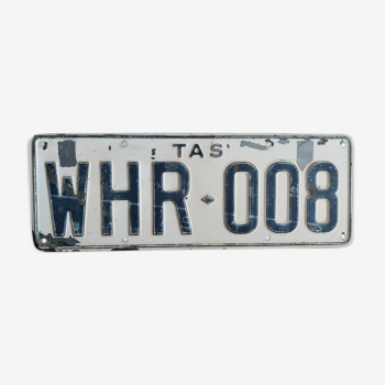 Tasmania registration plate