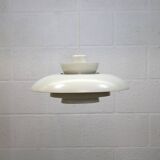 Original white Danish pendant lamp - Fog and Morup by Jo Hammerborg - Model