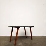 Marble effect Formica coffee table - flared legs