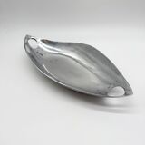 Polished aluminium cast centrepiece / bowl – 1980s