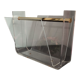 Vintage Roche Bobois plexiglass magazine door