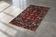 Vintage Red Hand-Woven Oriental Afghan Rug, 1970s