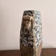 Terracotta Vase with Stanniferous Glaze, Large Fire Decoration, Lion Handle, Late 19th Century