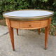 Hot water bottle table with marble