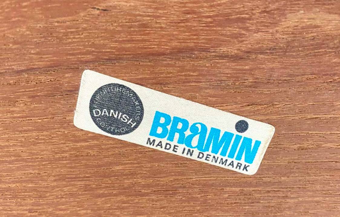 Table de Salle à Manger Ronde en Teck par HW Klein pour Bramin, Danemark, 1960s