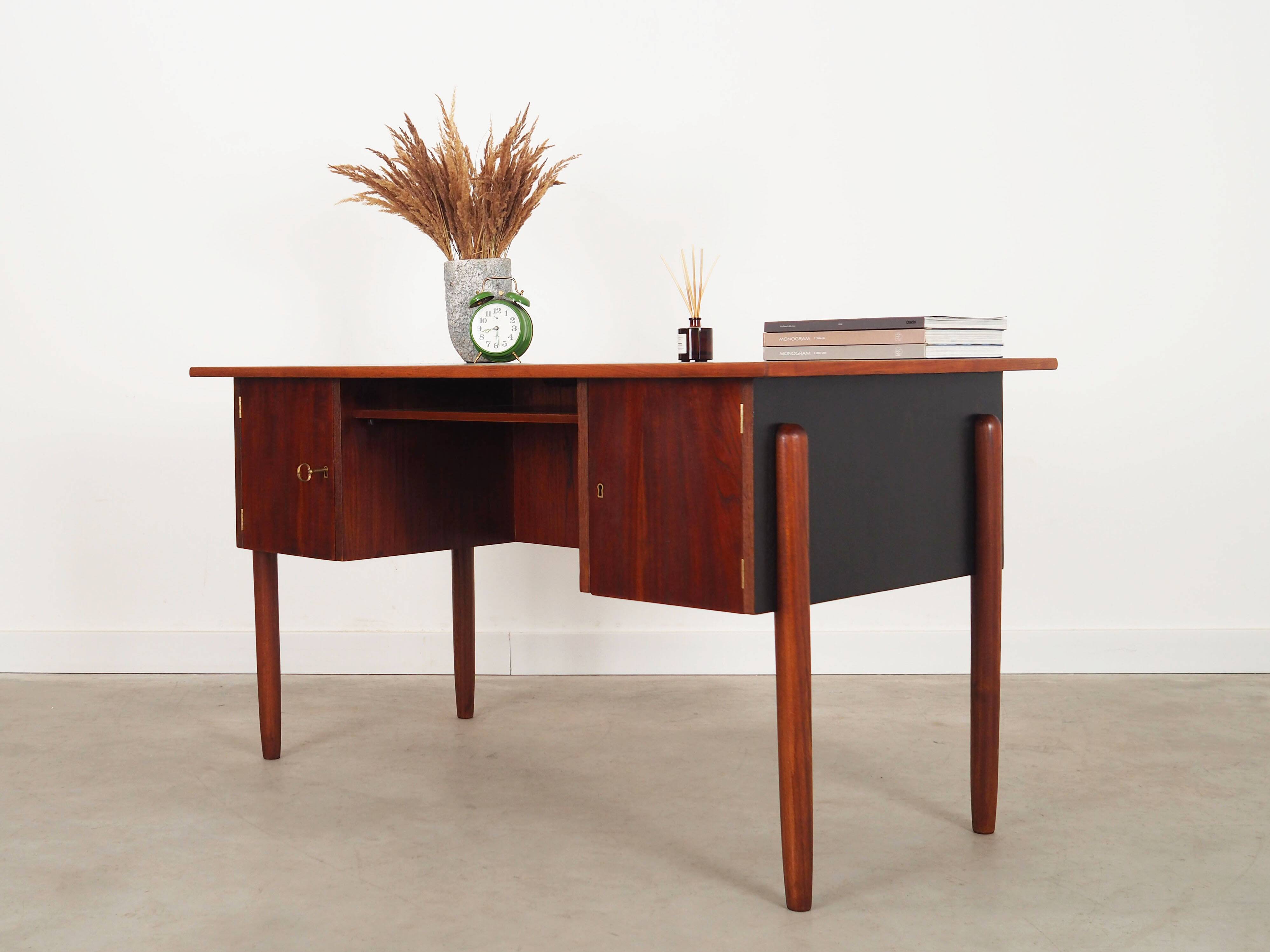 Teak desk, Danish design, 1960s, production: Denmark