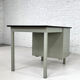 50s desk in industrial style metal