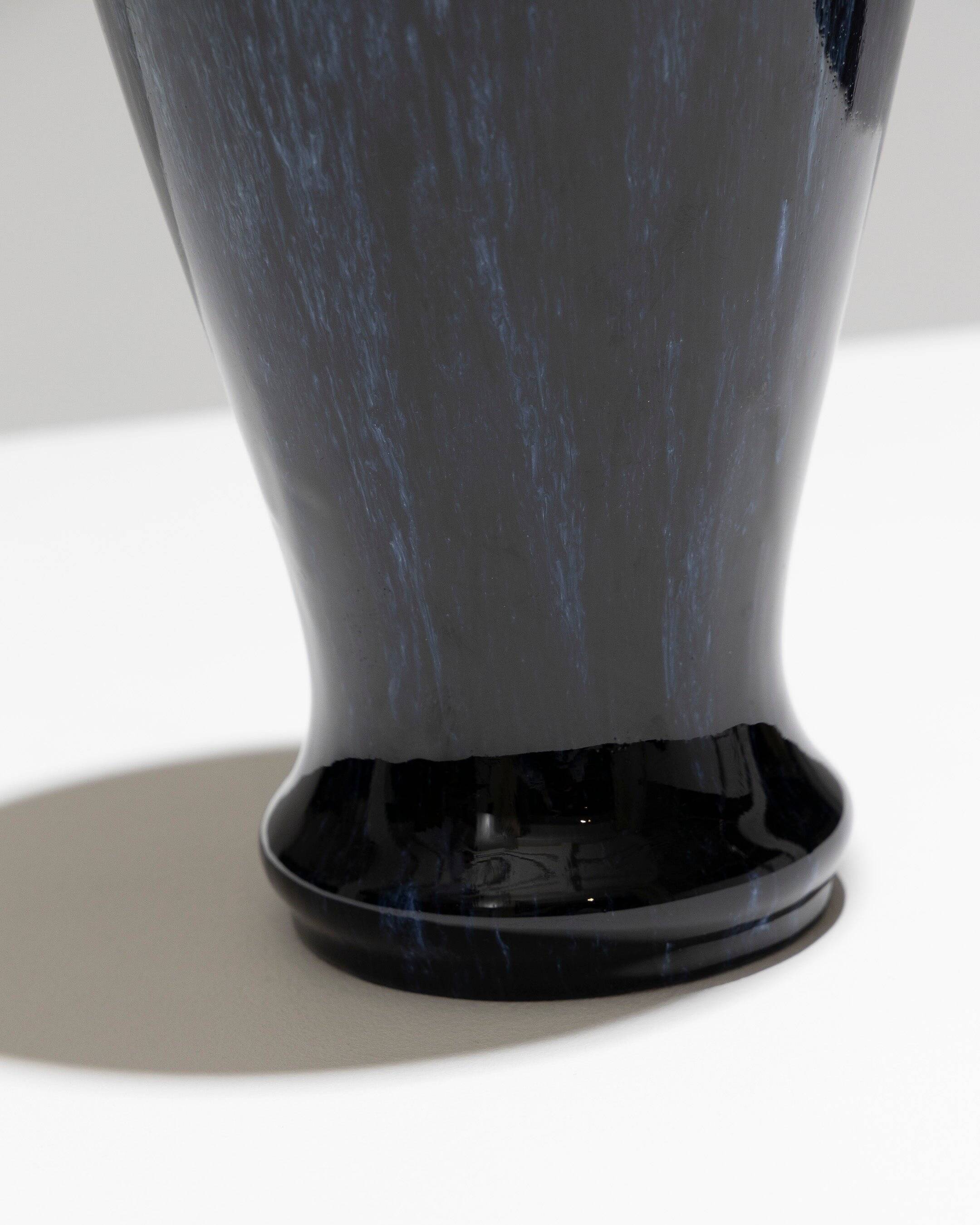 Art Deco earthenware vase, Boch Frères Keramis, 1930s