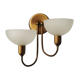 Vintage wall lamp Steinhauer gold, eighties