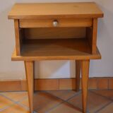 1960s oak bedside table