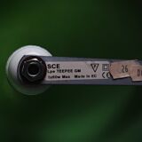 Teepee XL lamp in green opaline glass Vintage 90s design