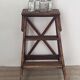 Old wooden footstool – Folk art