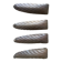 four decorative carved wooden objects