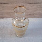 Vintage liqueur service from the 50s/60s — Decanter, 9 pastel glasses & tray