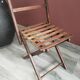 Small folding wooden chair
