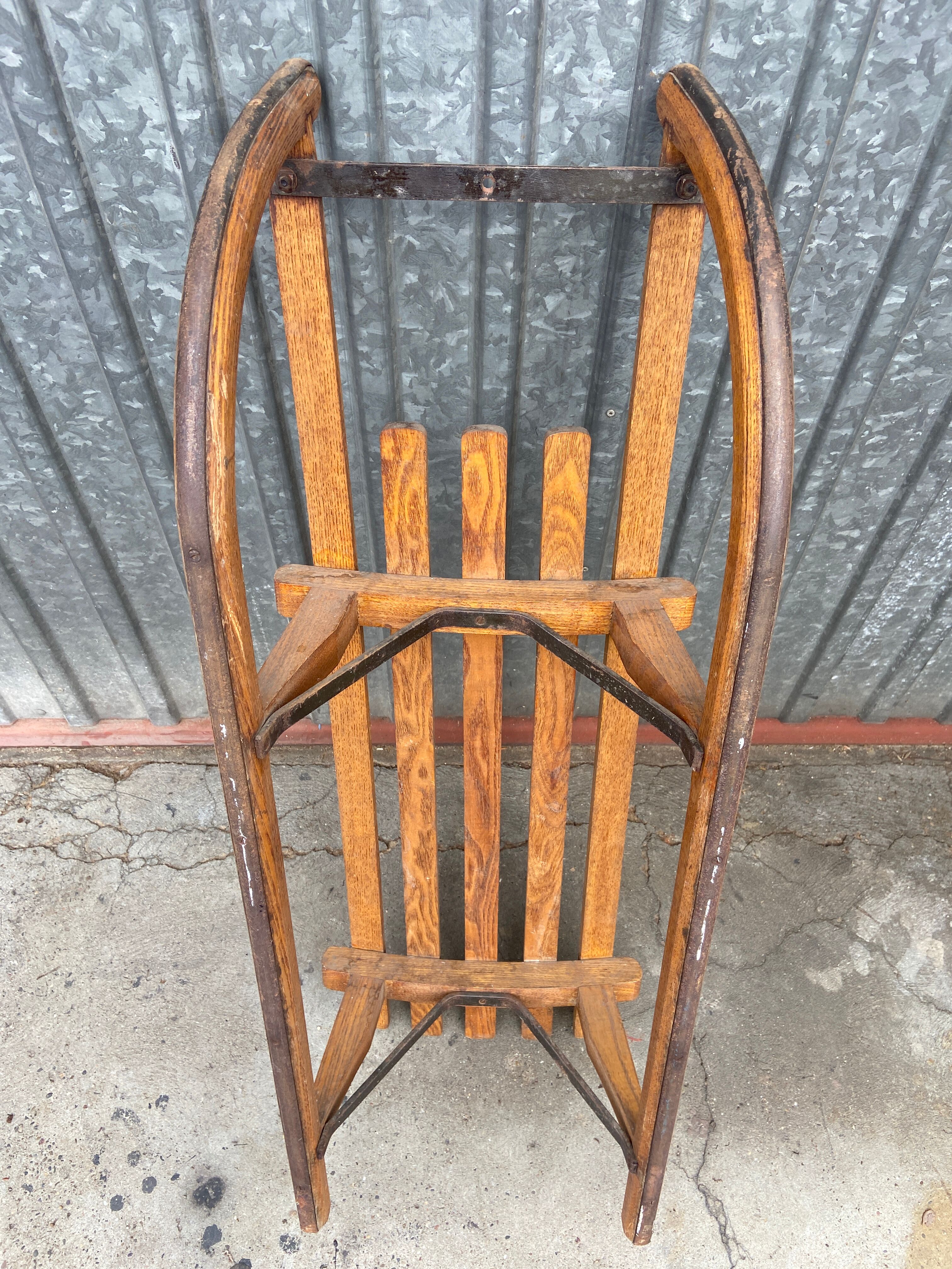 sledding Great old sleigh alsace Christmas decoration