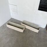 Pair of Modernist Eternity Planters by Willy Guhl