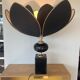 ▪️The Dolphin Lamp Jennings Lotus Lampshade Hollywood Rengency
