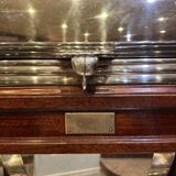 Silver-plated metal cutting trolley in the Louis XVI style