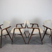 Set of 4 Lolita Dining Chair with Arms by Porada, 21st Century