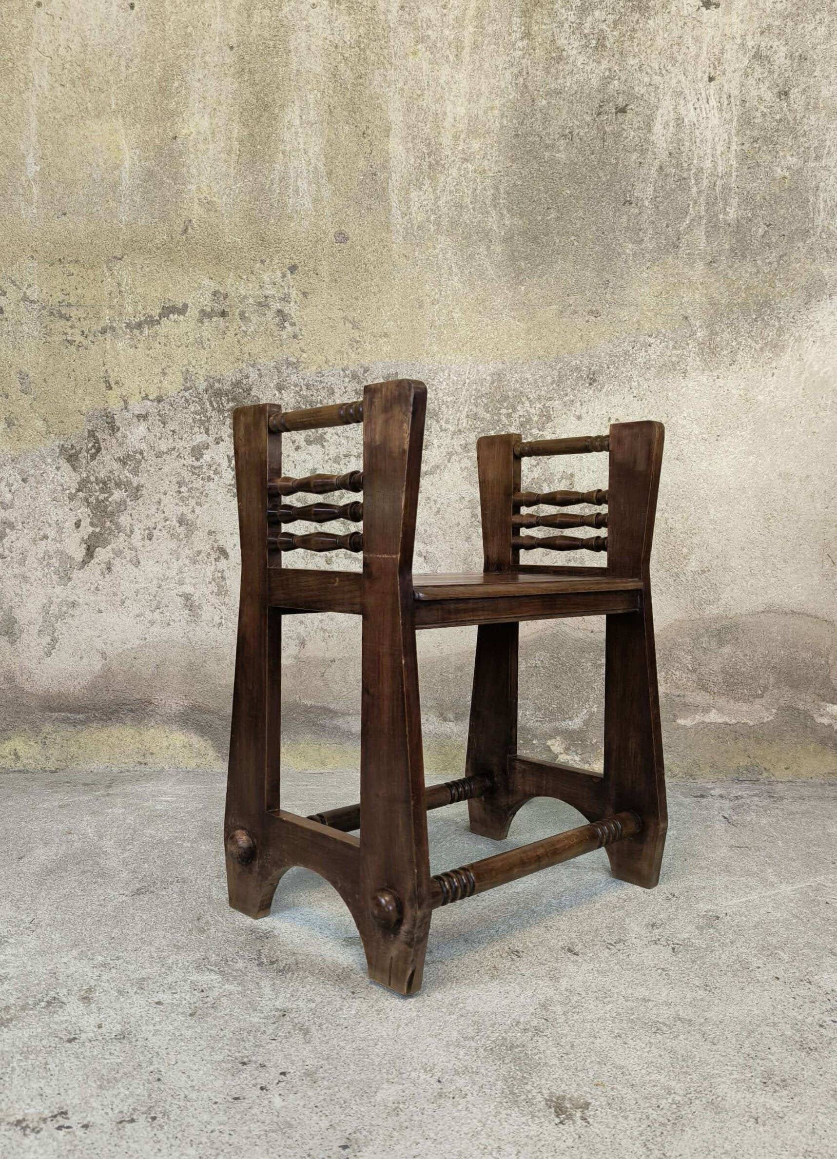 Vintage wooden stool