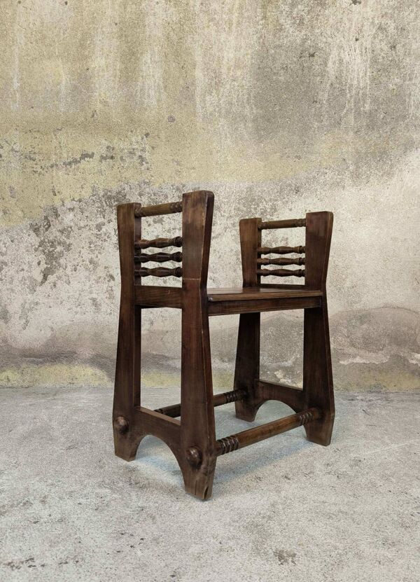 Tabouret bois vintage